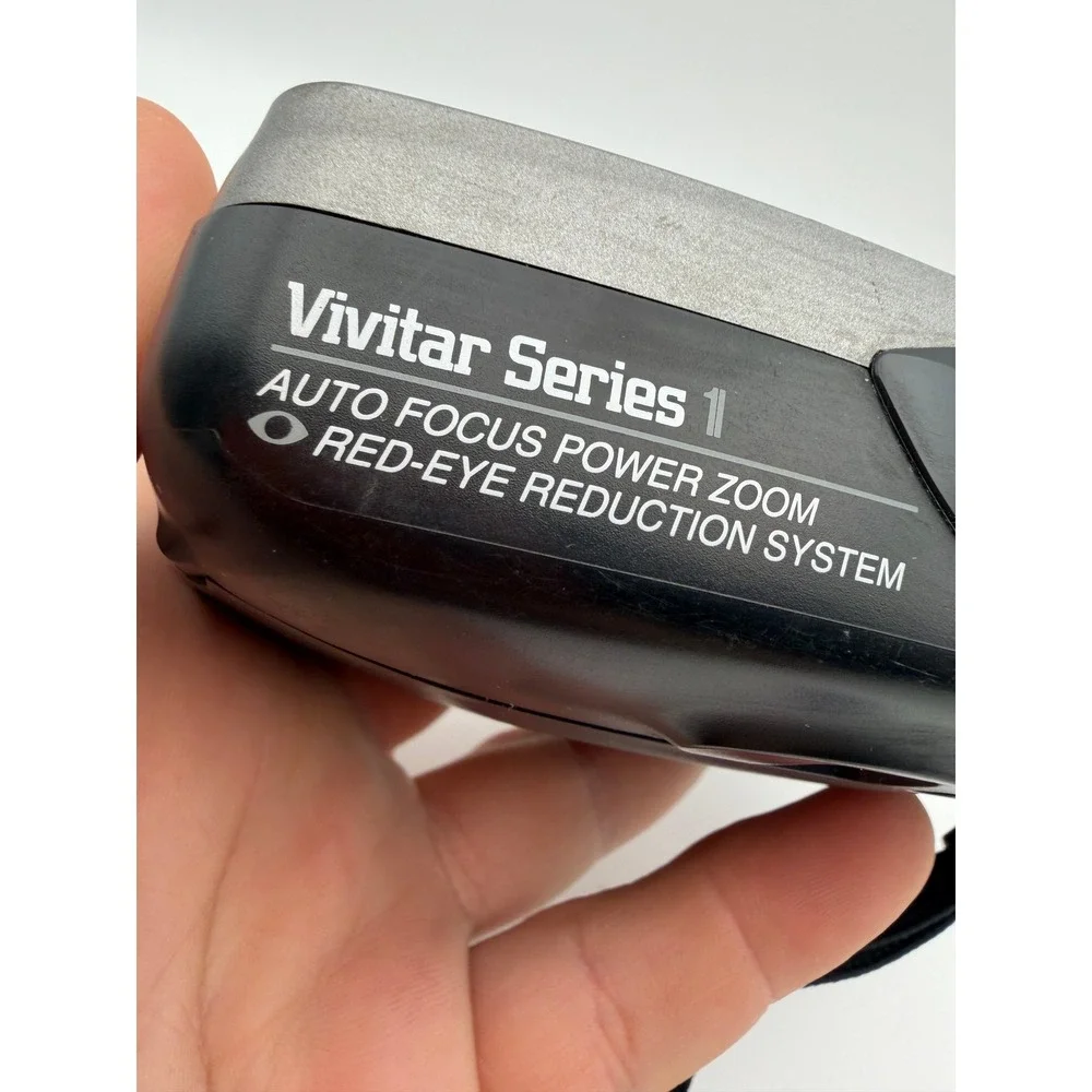 Vivitar Series 1 480PZ Data Back 35mm Film Camera Silver 38-70mm AF7513680